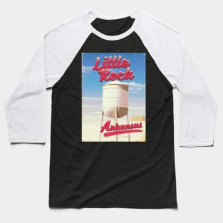 Little Rock Arkansas Travel poster. Baseball T-Shirt